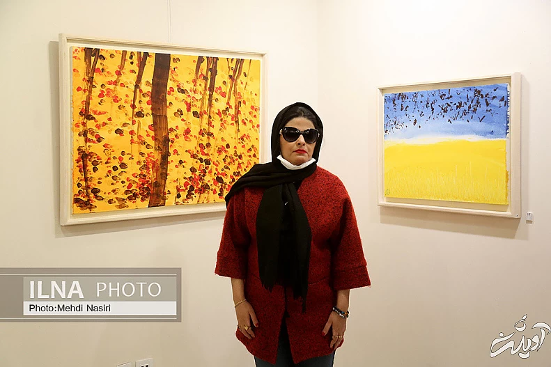 (تصاویر) نمایشگاه نقاشی مریم حیدرزاده